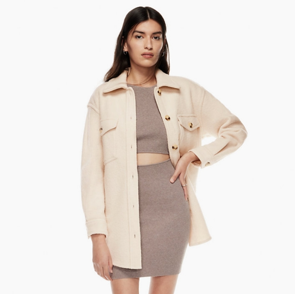 Aritzia Ganna Shirt Jacket - Size Small